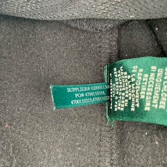 Lauren Ralph Lauren L-RL Women's Active Black and White Jacket Petite Medium - Picture 10 of 10